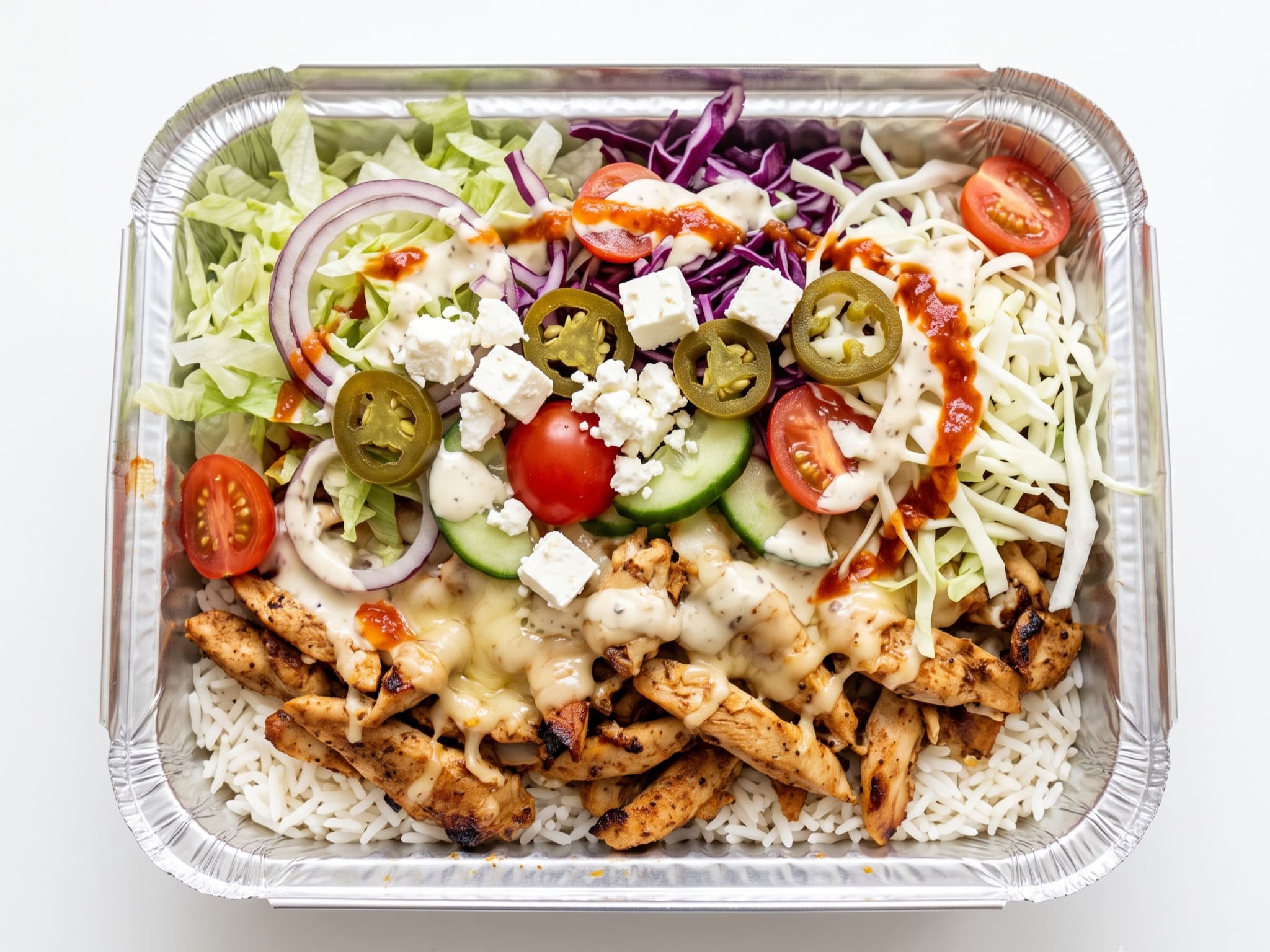Kapsalon rijst (Groot)